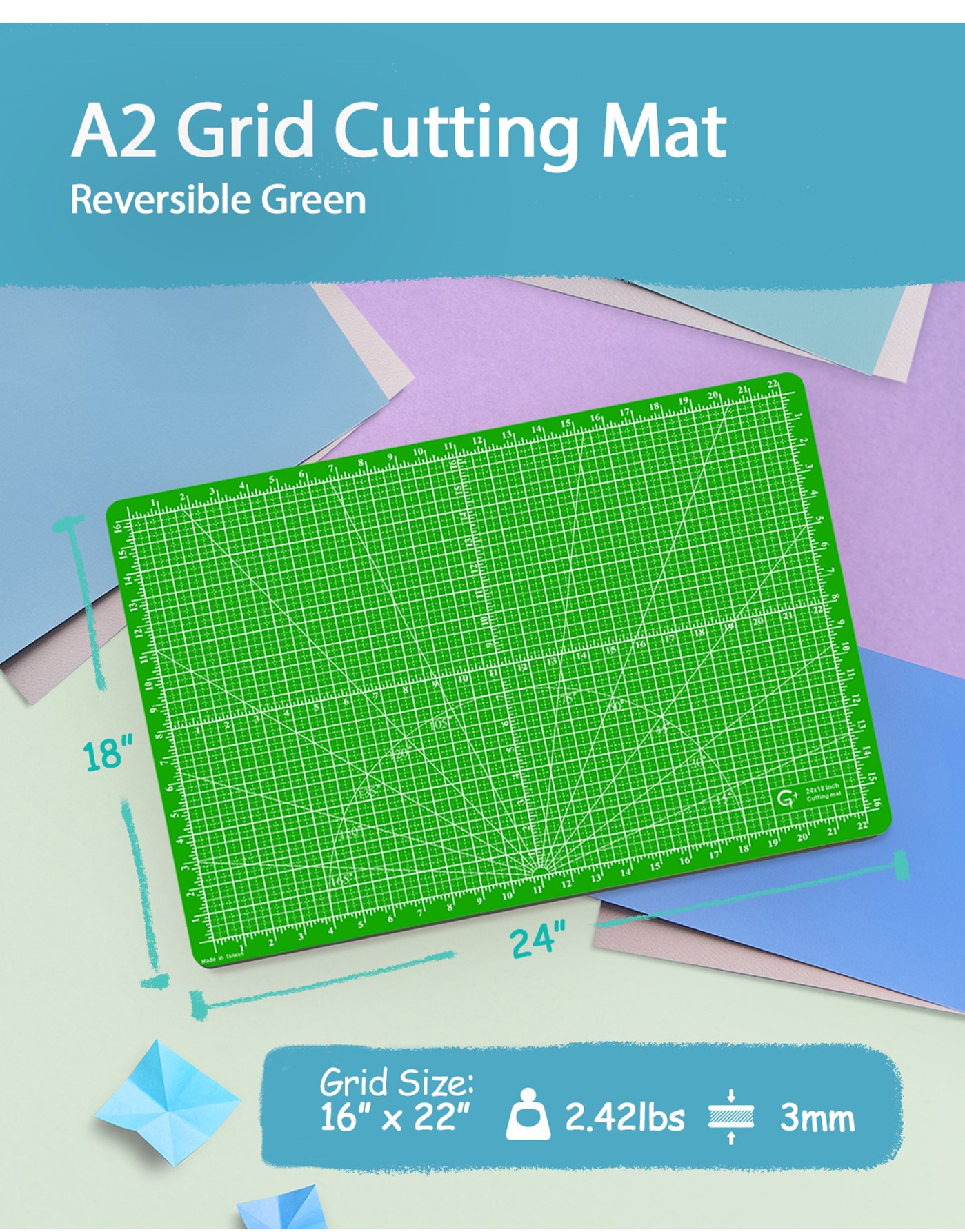 g+ craft cutting mat 18x24